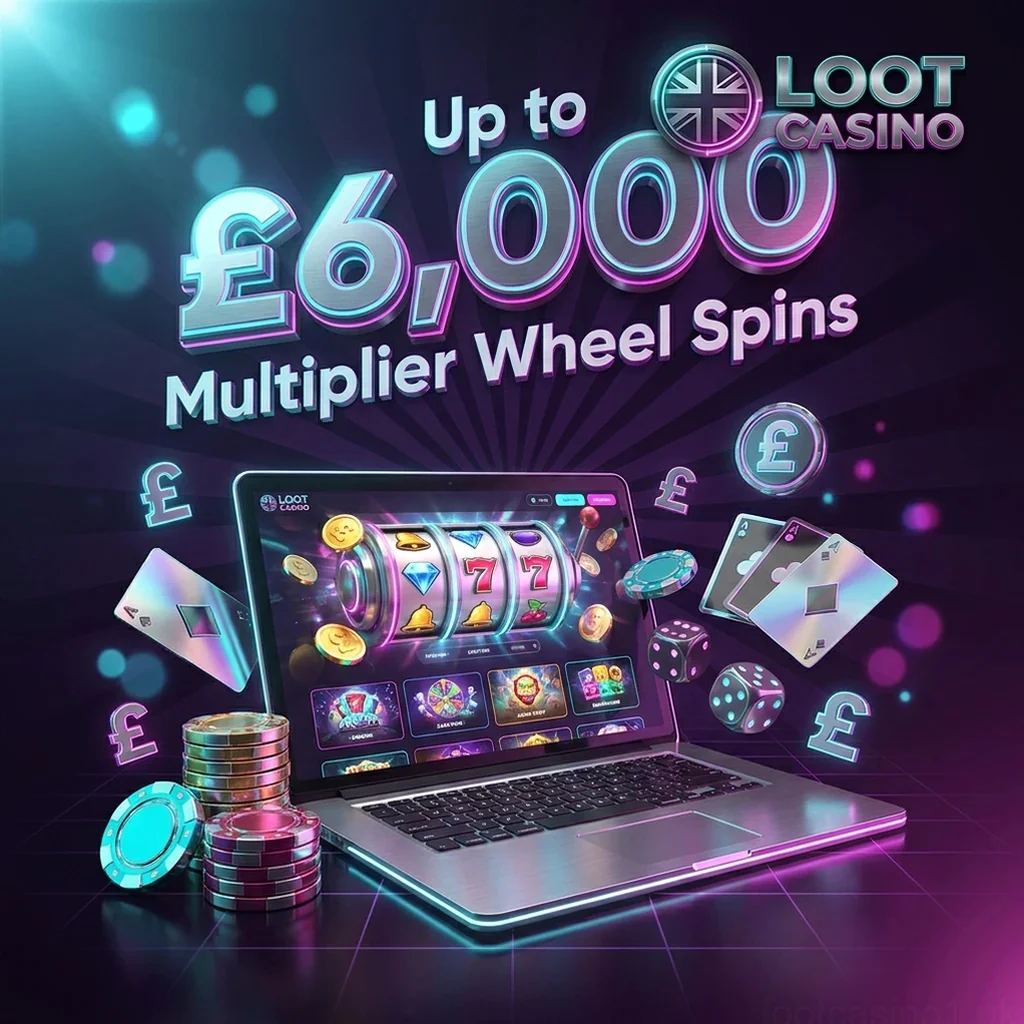 Up to £6,000Multiplier Wheel Spins